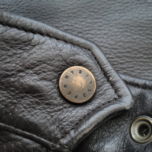 Perry Ellis Men’s XL Classic Soft Leather Jacket, Brown, Lined, Adjustable Cuff - Picture 13 of 13